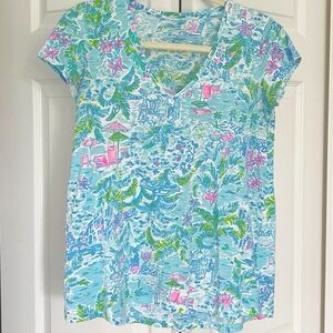 Lilly Pulitzer Cotton V-Neck T-Shirt